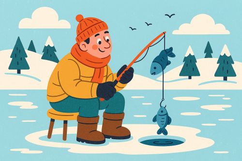 Journée blanche - Pêche sur la glace